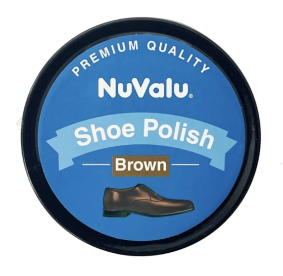 NUVALU SHOE POLISH BROWN