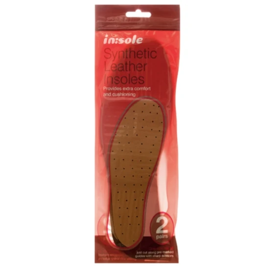 INSOLE SYNTHETIC LEATHER INSOLES 2 PAIRS