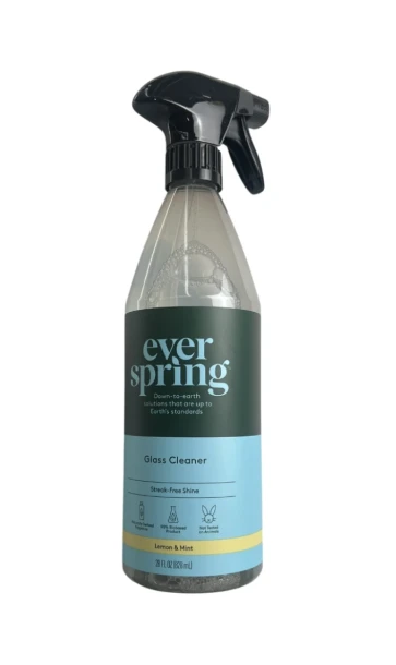 EVER SPRING GLASS CLEANER LEMON AND HERB 28 FL OZ