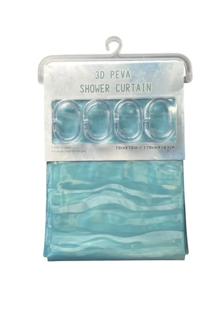 3D PEVA SHOWER CURTAIN