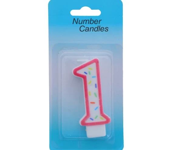 NUMERAL 1 BIRTHDAY CANDLE