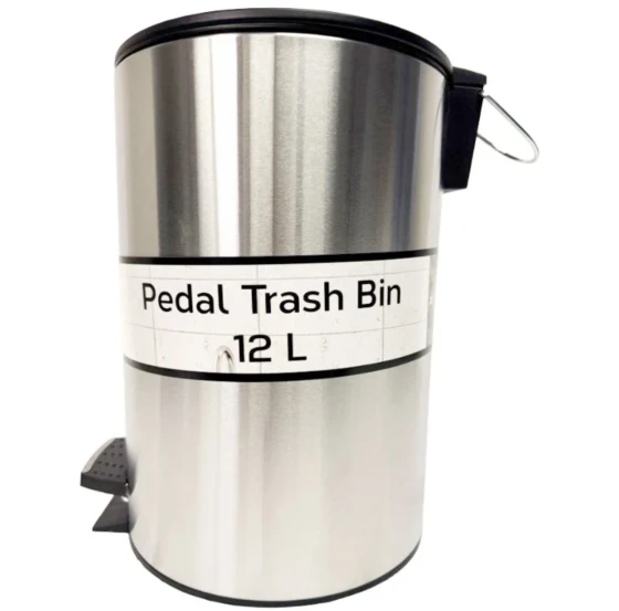 PEDAL TRASH BIN 12 L