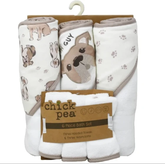 CHICK PEA 6 PIECE BATH SET