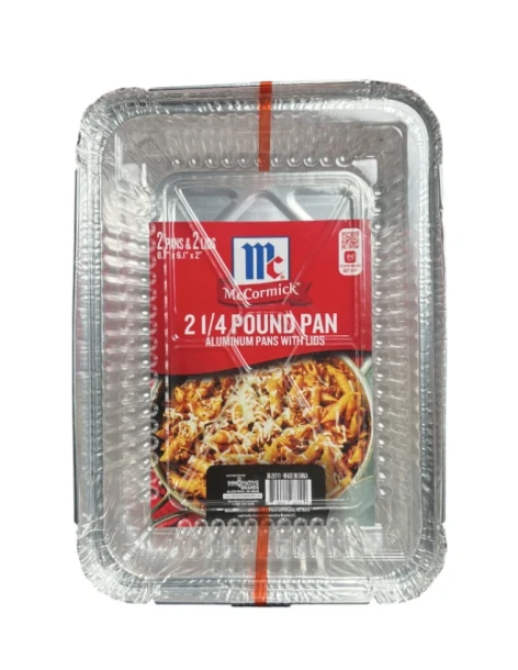MCCORMICK 2 1/4 POUND PAN 2 PACK