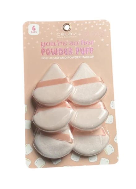 CELAVI POWDER PUFF 6 PACK