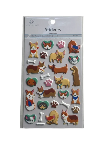 PUPPY STICKERS 27 COUNT
