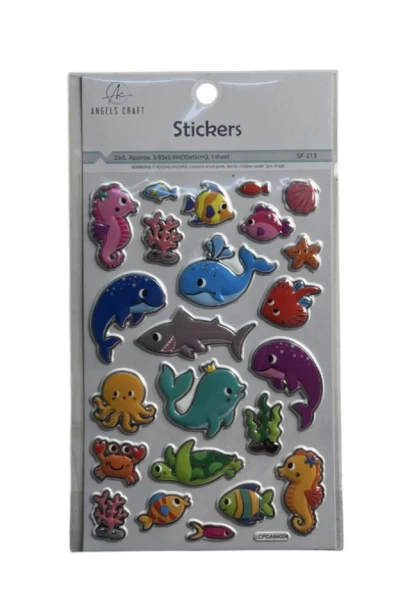 SEA LIFE STICKERS 23 COUNT