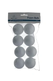 8ct Polyfoam Balls 1.97in 5cm