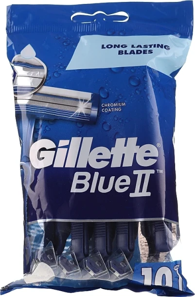 GILLETTE BLUE RAZOR 10 PACK