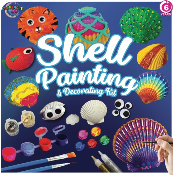 SHELL PAINTING AND DECORATING KIT