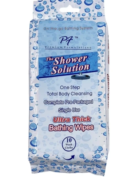 THE SHOWER SOLUTION ULTRA THICK BATHING WIPES