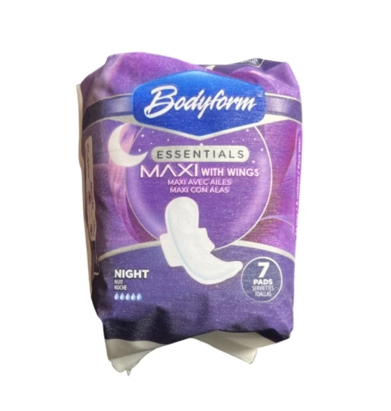 BODYFORM NIGHT 7 PADS MAXIWITH WINGS