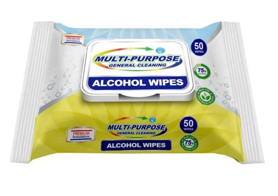 MULTIPURPOSE ALCOHOL WIPES 50 COUNT 75%