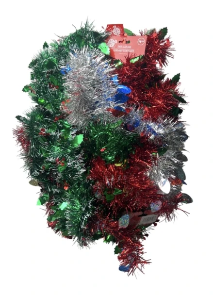 TINSEL GARLAND 9 FT