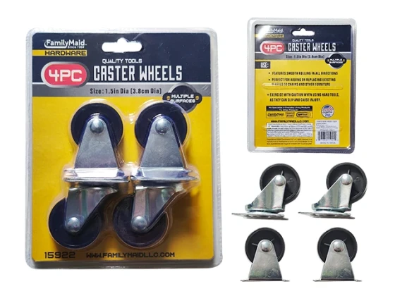CASTER WHEELS 4 PC