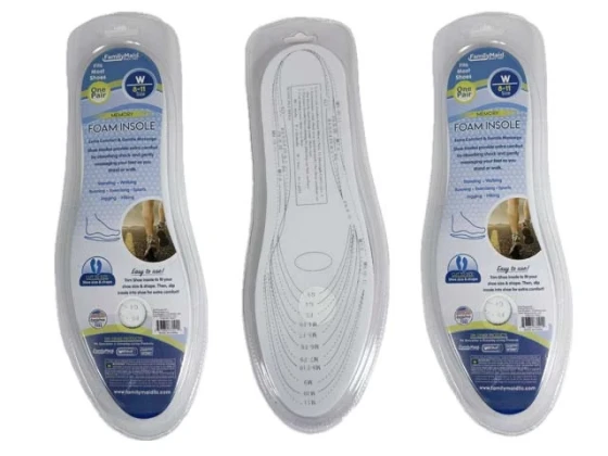 SHOE INSOLES W 8-11 SIZE