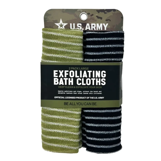 US ARMY EXFOLIATING BATH CLOTHS