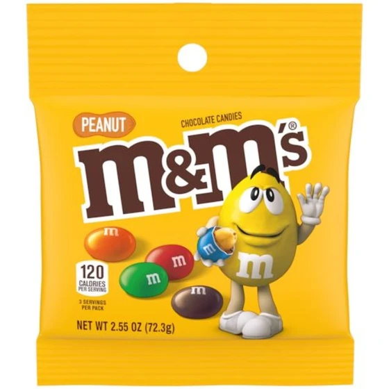 M AND M PEANUT CANDY