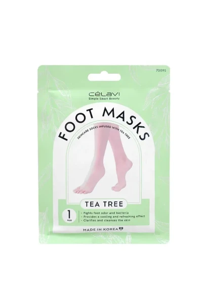 CELAVI FOOT MASKS TEA TREE