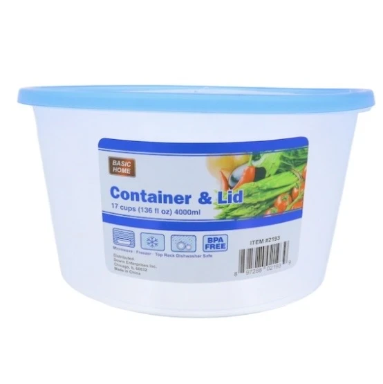 CONTAINER AND LID 4000 ML