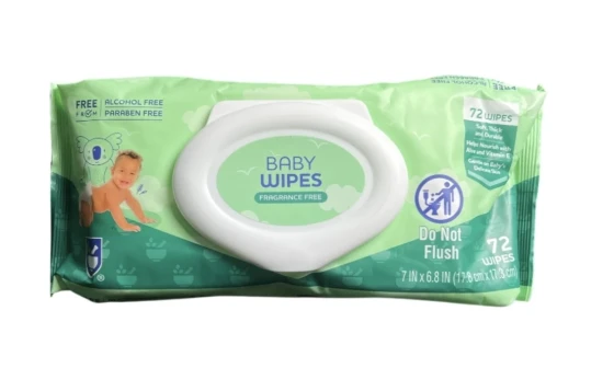 BABY WIPES 72 COUNT
