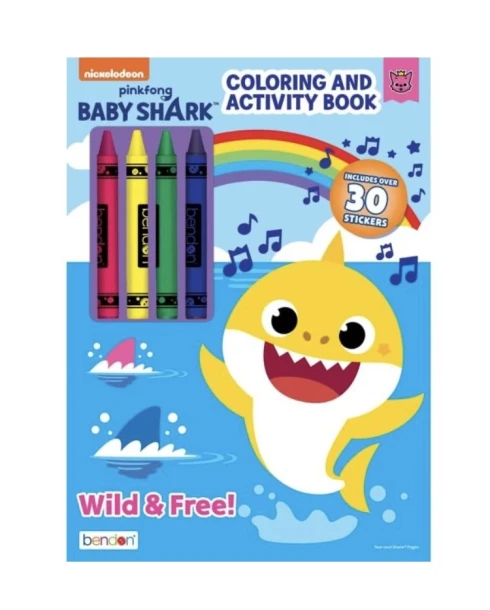 BABY SHARK COLORING AND ACTIVITY BOOK
