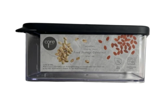 PLASTIC FOOD STORAGE CONTAINER 28 OZ