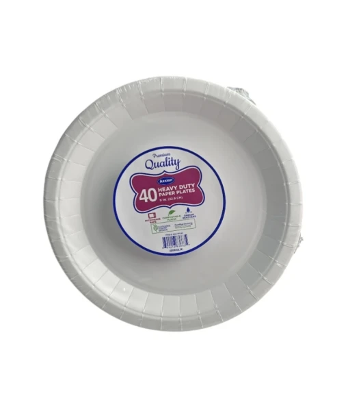 PREMIUM QUALITY HEAVY DUTY PLATES 9 INCH 40 COUNT