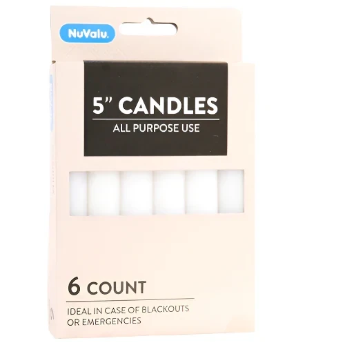 5 INCH CANLE 6 COUNT