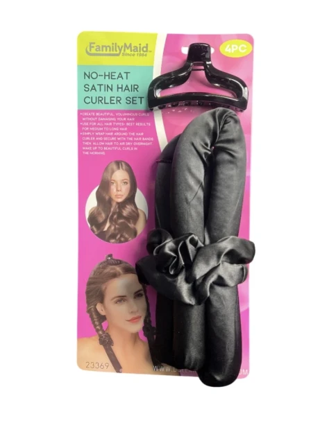 NO-HEAT SATIN HAIR CURLER SET