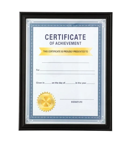 CERTIFICATE OF ACHIEVEMENT