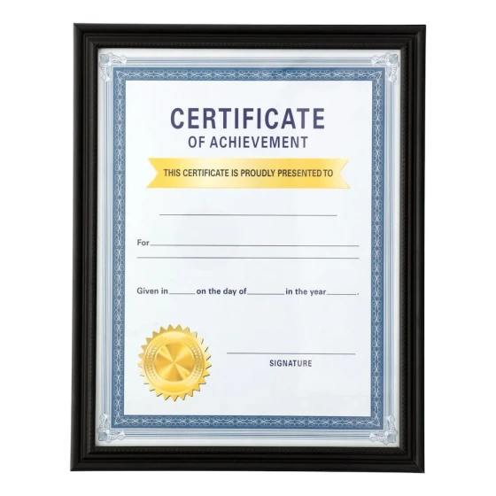 CERTIFICATE OF ACHIEVEMENT
