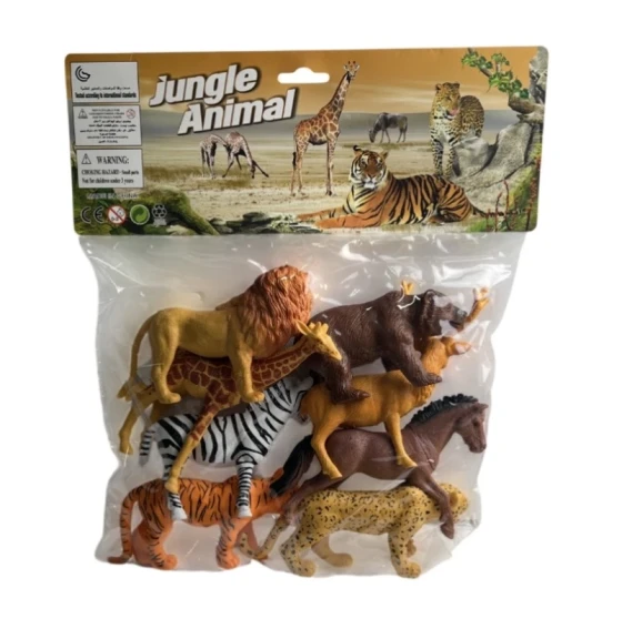 JUNGLE ANIMAL PLAY SET
