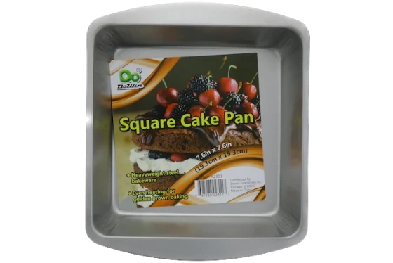 SQUARE CAKE PAN 7.6 X 7.6 INCH