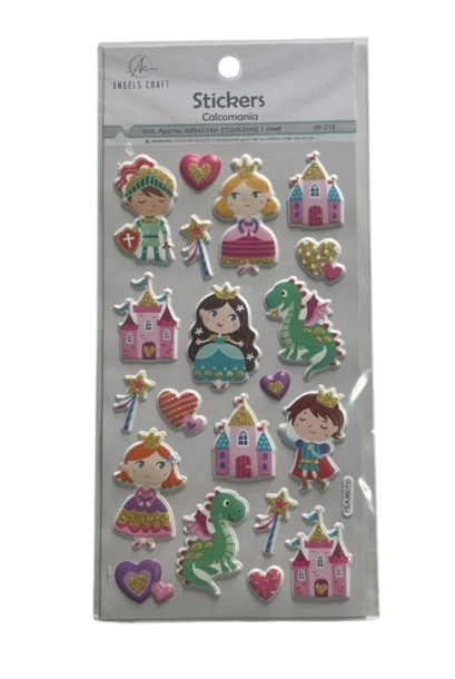 PRINCE PRINCESS STICKERS