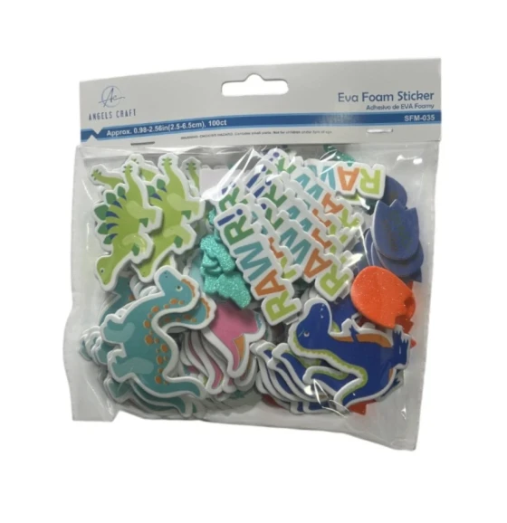 DINOSAUR EVA FOAM STICKERS