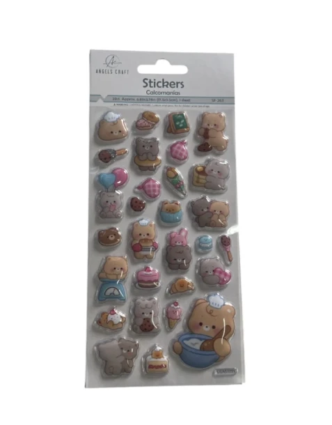 TEDDY BEAR STICKERS