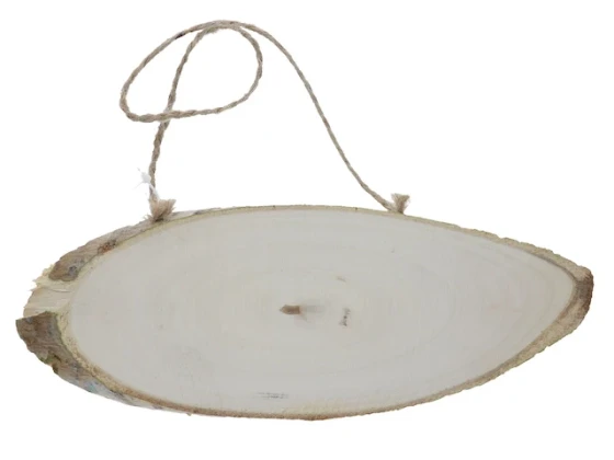 WOOD BOARD-REAL OVAL