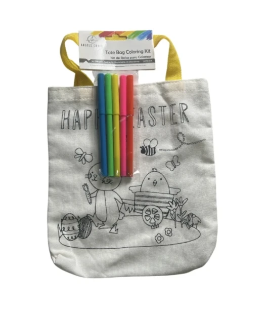 1.99 EASTER TOTE COLORING BAG KIT