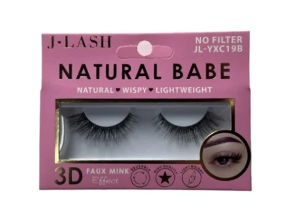 NO FILTER NATURAL BABE 3D FAUX MINK LASHES