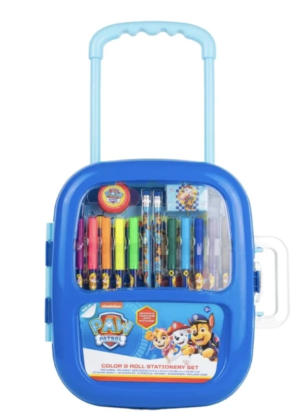 PAW PATROL COLOR AND ROLL STATIONERY SET