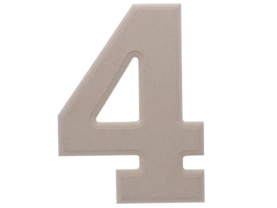 WOOD 4 NUMBER