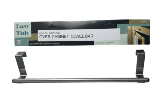 OVER CABINET TOWEL BAR