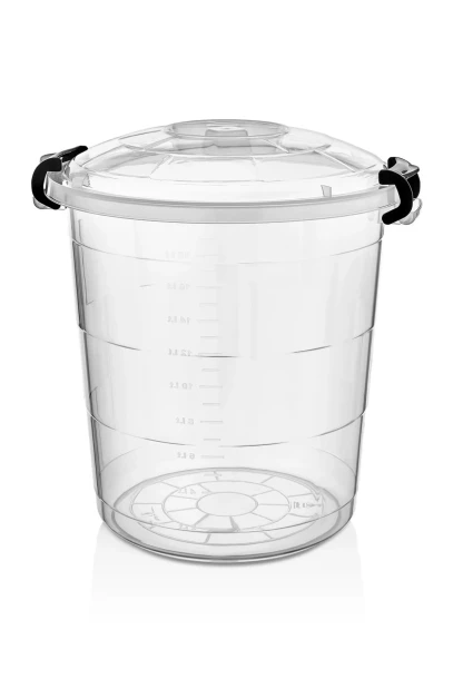 TRANSPARENT TETRIS LOCKED BUCKET 12 LT
