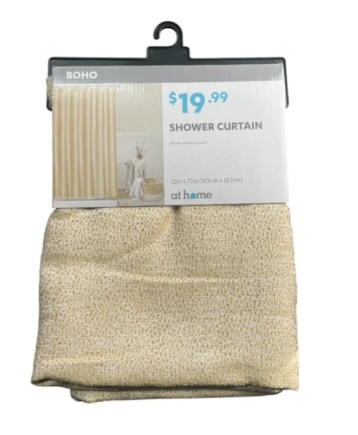 12.99 SHOWER CURTAIN 72 X 72 INCH