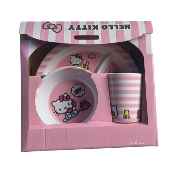 HELLO KITTY DINNER SET