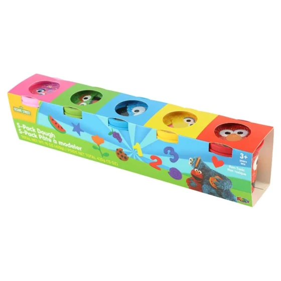SEASAME STREET 5 PACK DOUGH