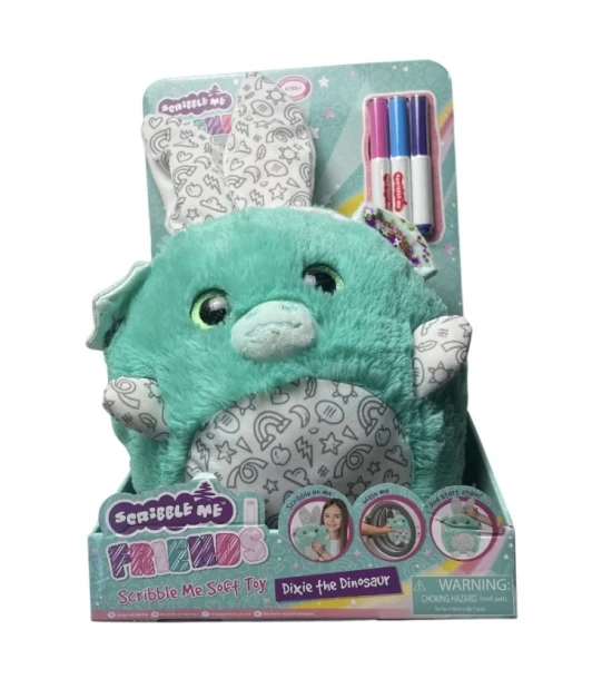 SCRIBBLE ME FUN SOFT TOY