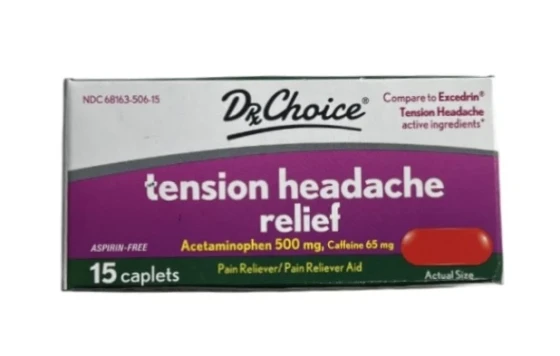 DR CHOICE TENSION HEADACHE RELIEF 15 CAPLETS