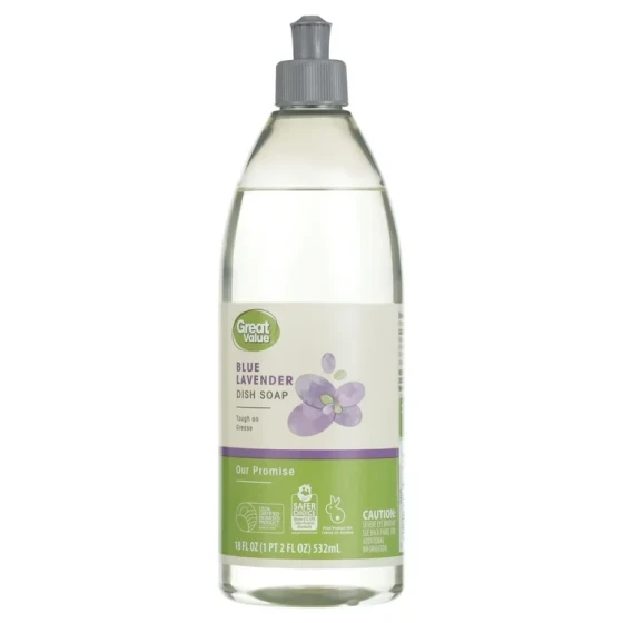 GREAT VALUE BLUE LAVENDER DISH SOAP 532 ML